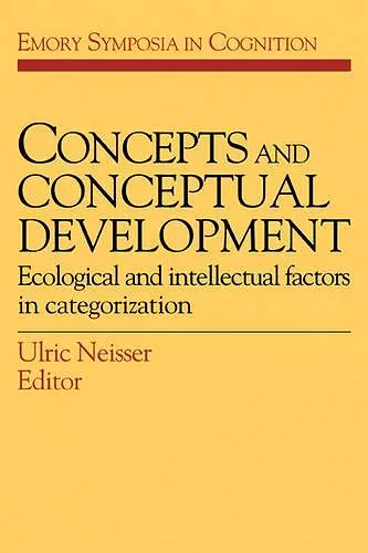 Concepts and Conceptual Development cover