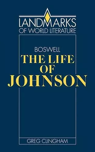 James Boswell: The Life of Johnson cover