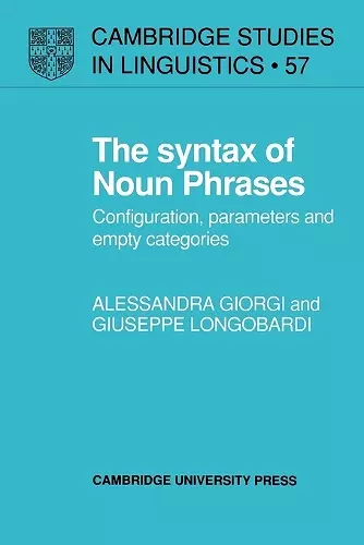 The Syntax of Noun Phrases cover