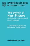 The Syntax of Noun Phrases cover