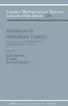 Advances in Homotopy Theory cover