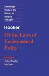 Hooker: Of the Laws of Ecclesiastical Polity cover