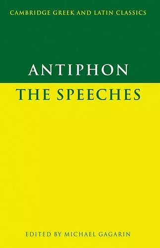 Antiphon: The Speeches cover