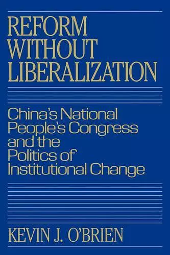 Reform without Liberalization cover
