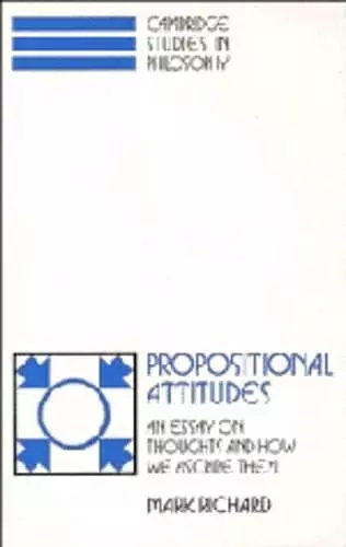 Propositional Attitudes cover