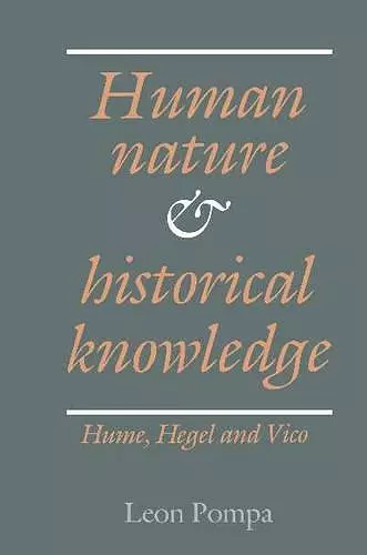 Human Nature and Historical Knowledge cover