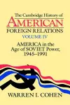 The Cambridge History of American Foreign Relations cover