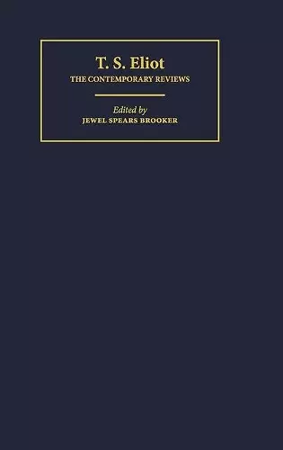 T. S. Eliot cover