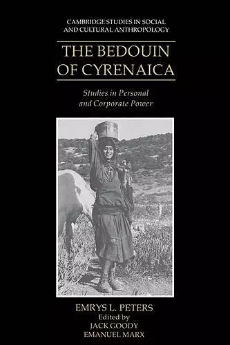 The Bedouin of Cyrenaica cover