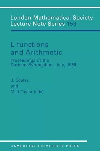 L-Functions and Arithmetic cover