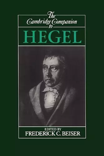 The Cambridge Companion to Hegel cover