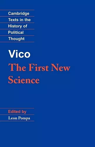 Vico: The First New Science cover