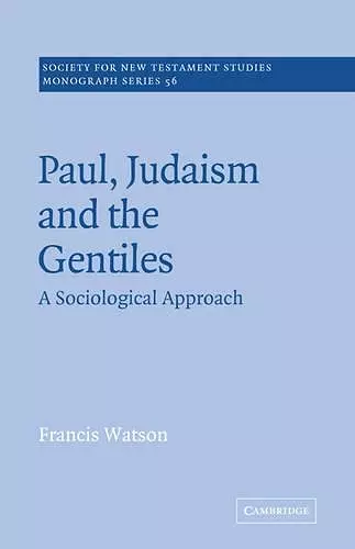 Paul, Judaism, and the Gentiles cover