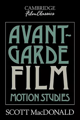 Avant-Garde Film cover