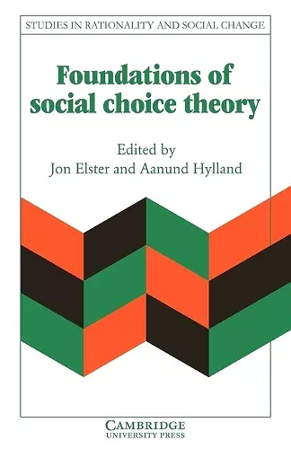 Foundations of Social Choice Theory cover