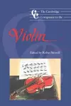 The Cambridge Companion to the Violin cover