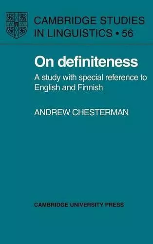 On Definiteness cover