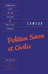 Lawson: Politica sacra et civilis cover
