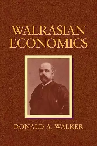 Walrasian Economics cover