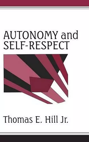 Autonomy and Self-Respect cover