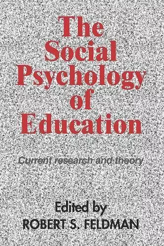 The Social Psychology of Education cover