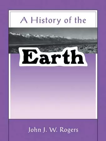 A History of the Earth cover