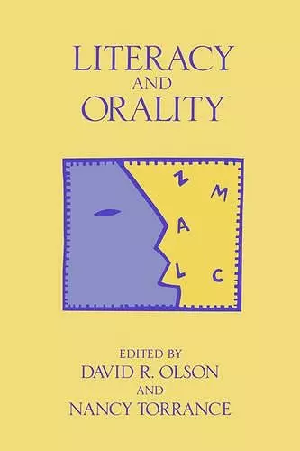 Literacy and Orality cover