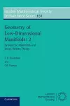 Geometry of Low-Dimensional Manifolds: Volume 2 cover