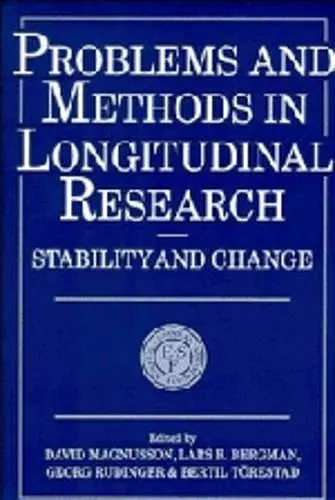 Problems and Methods in Longitudinal Research cover