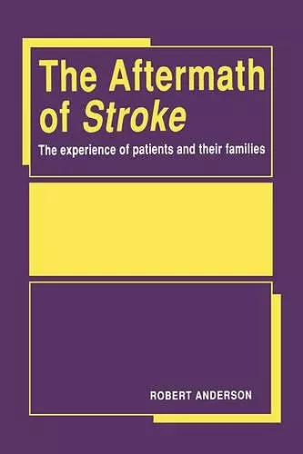The Aftermath of Stroke cover