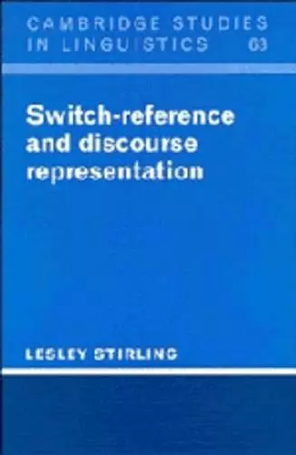 Switch-Reference and Discourse Representation cover