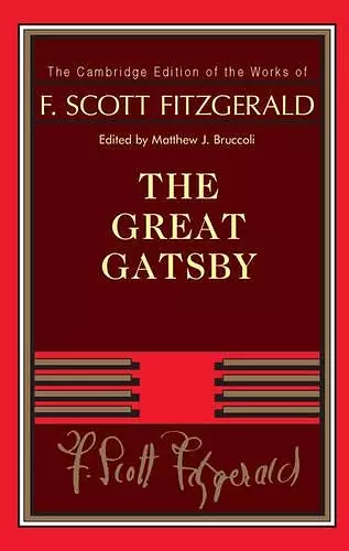 F. Scott Fitzgerald: The Great Gatsby cover