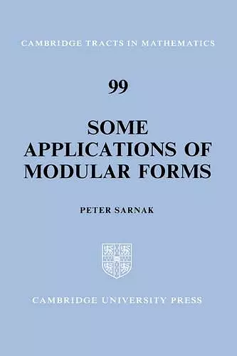 Some Applications of Modular Forms cover