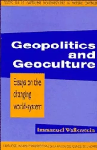 Geopolitics and Geoculture cover