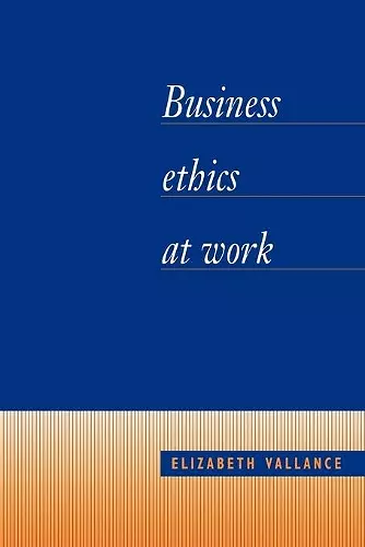 Business Ethics at Work cover