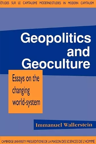 Geopolitics and Geoculture cover