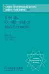 Groups, Combinatorics and Geometry cover