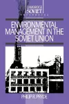 Environmental Management in the Soviet Union cover