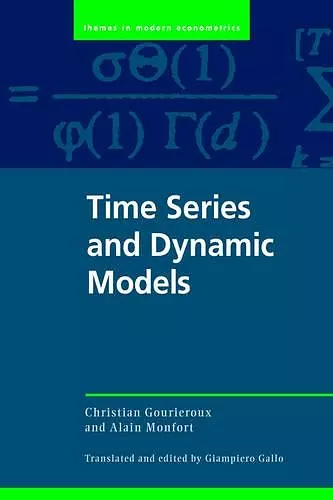 Time Series and Dynamic Models cover