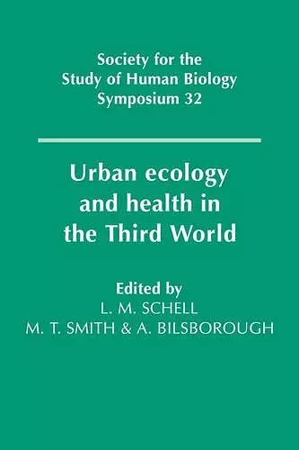 Urban Ecology and Health in the Third World cover