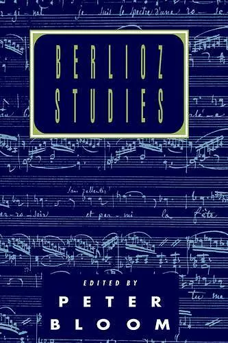 Berlioz Studies cover