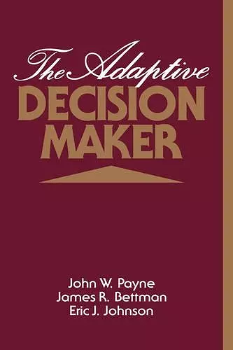 The Adaptive Decision Maker cover