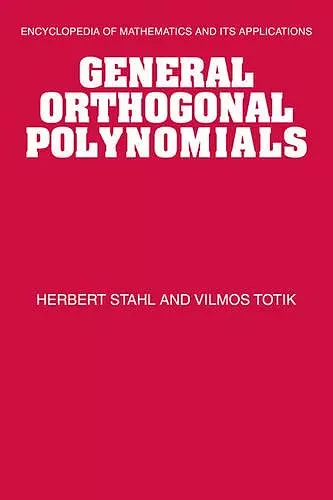 General Orthogonal Polynomials cover