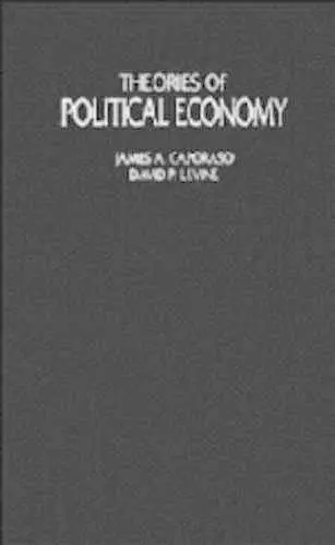 Theories of Political Economy cover