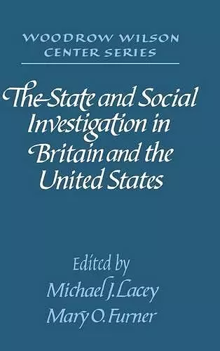 The State and Social Investigation in Britain and the United States cover