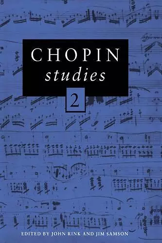 Chopin Studies 2 cover