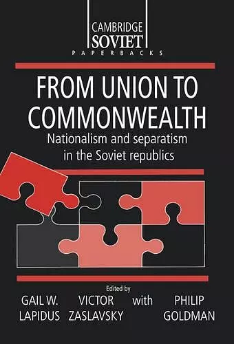 From Union to Commonwealth cover