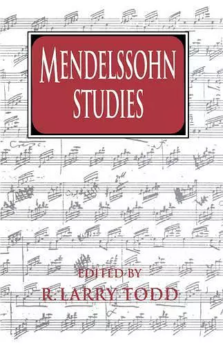 Mendelssohn Studies cover