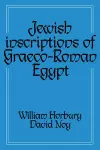 Jewish Inscriptions of Graeco-Roman Egypt cover