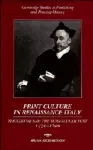 Print Culture in Renaissance Italy cover